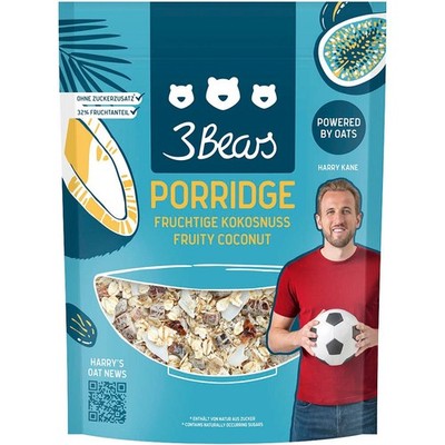 3Bears Porridge - Fruchtige Kokosnuss  400,0 g, 1 St.