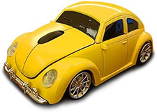 Wireless Mouse, Cool Sports Car Shaped Mouse 2.4Ghz Optical Gaming Mouse for Co