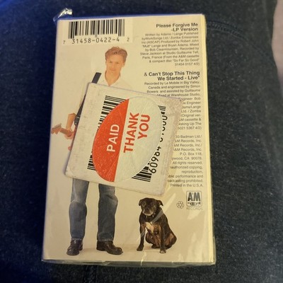 Bryan Adams Please Forgive Me Cassette Single 