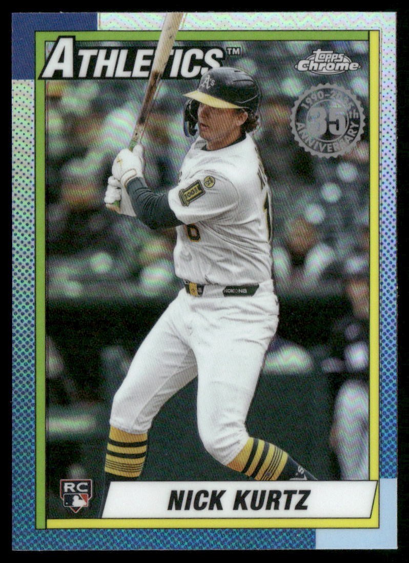 2025 Topps Chrome Update 1990 #90CU-21 nick kurtz