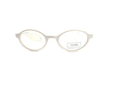 Benetton White Metal Eyeglass Frame For Men And Women 90s