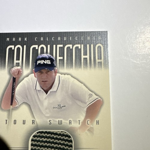 Mark Calcavecchia 2001 Upper Deck SP Authentic Golf Tour Swatch Shirt Relic /100 - Picture 5 of 12