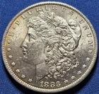 A 1883 O Morgan Silver Dollar $1 Coin - Choice BU!