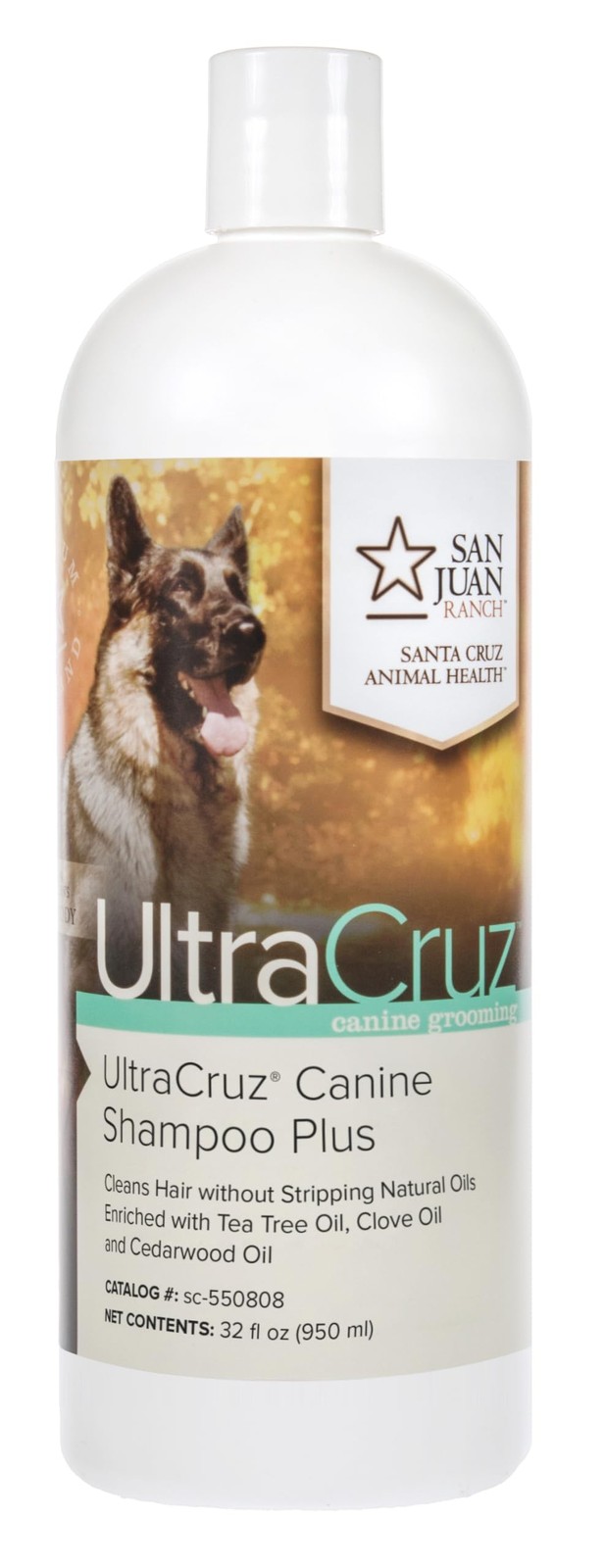 UltraCruz Shampoo Canino Plus 32oz - Detergente Professionale per Cani