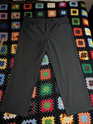 Alberto Ceramica Dress Pants Comfort Fit Men's 40x30 Charcoal
