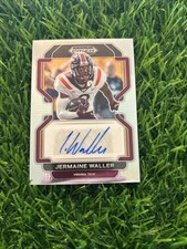 2023 Prizm Draft Picks Jermaine Waller Auto #RA-JWA Virginia Tech F62