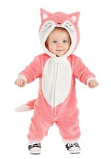 Baby's Pink Fox One-piece Costume
