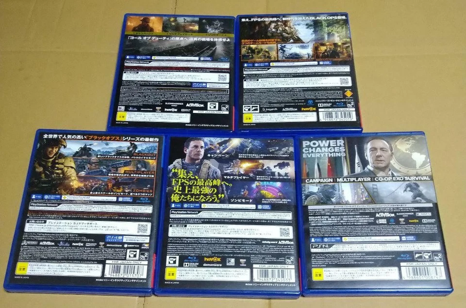 Game software Lot 5 Call of Duty Infinite Warfare World 2 War Playstation4 PS4  - Image 2 of 4