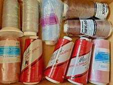 NEW LOT 10 OVERLOCK Machine Spools SureLock MaxiLock Serger Sew Thread FREE SHPG