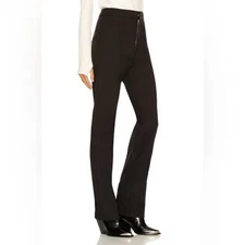 Isabel Marant‎ Palirok Trousers Pant Black High Rise Pintuck Womens EU 38 (US 6)