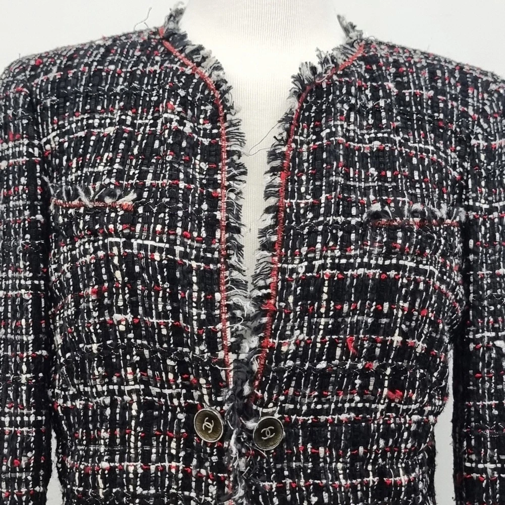 Giacca tweed CHANEL 38 P26010 140048446