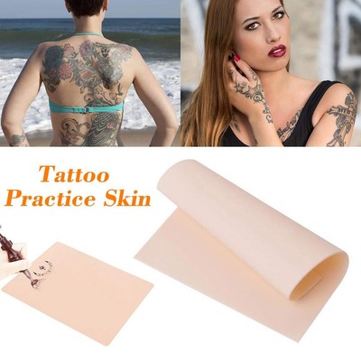 Silikon Rohling Tattoo Übungshaut, rosa Silikonhaut, Tattoo Übungshaut