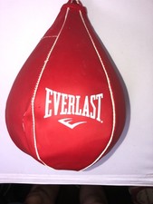 Everlast Ta:L Red Speed Bag 4 lb With Trim Yellow Tag