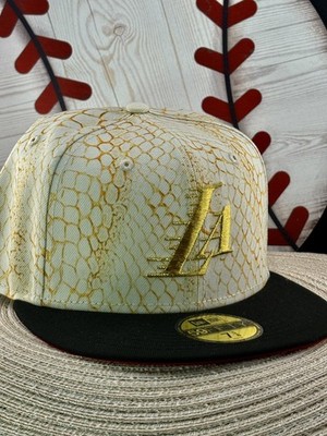 LA Lakers Kobe Mamba Pack Hat Club Snake Skin 59FIFTY 7 5/8  Rare Grail DS