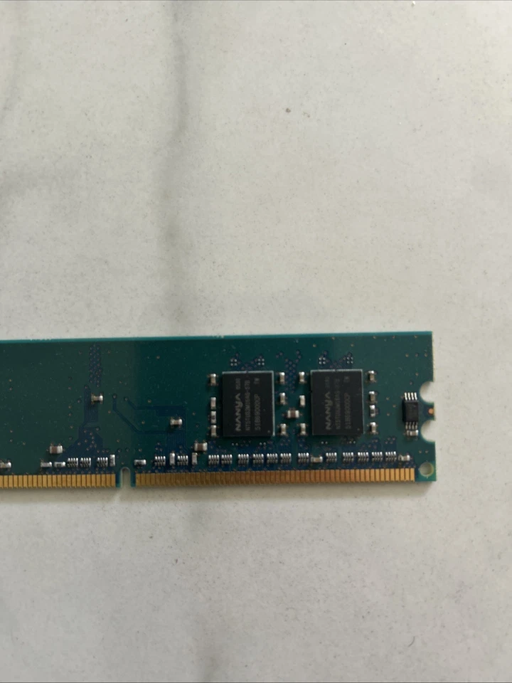 Nanya Memory Card RAM NT256T64UH4A0FY-37B 256MB DDR2-533 (PC2-4200) PC2-4200U - Image 3 of 4