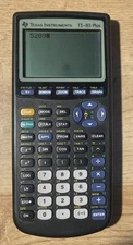 Texas Instruments TI-83 Plus Graphing Calculator - Tested good,with bateries.