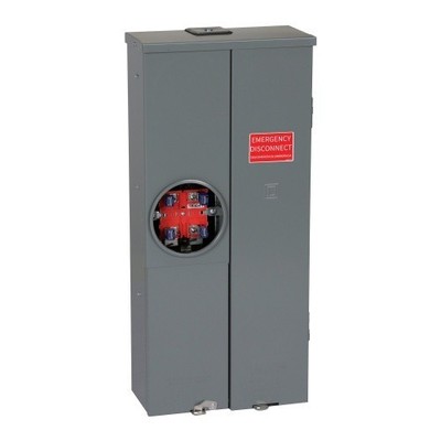 Square D SC2040M200C Main Breaker Load Center All-In-One Ring Type OH/UG 200A Su
