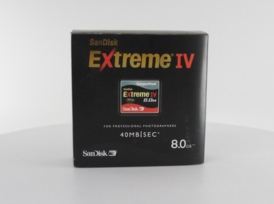 SanDisk Extreme IV 8 GB CompactFlash I-Karte (SDCFX4-8192-904)