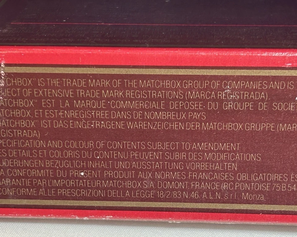 MATCHBOX Y-23 1922 AEC OMNIBUS RAC 1:72 1984 VTG - Image 4 of 4