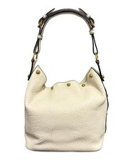 Dior bucket bag Shoulder Bag White Gold Hardware Studs Handbag