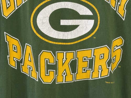 The Edge Used Green Bay Packers XL Cotton Muscle Shirt W/Graphics•GC - Picture 5 of 18