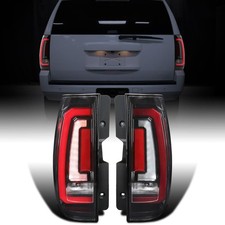 LED Tail Lights for Chevy Tahoe Suburban for GMC Yukon 2007 2014 Animated Black