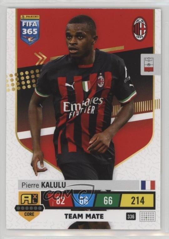 2023 Panini Adrenalyn XL Fifa 365 Team Mate Pierre Kalulu #336 0jf5