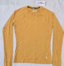 Smartwool Base Layer Women's M Classic Thermal Merino 250 Honey Gold Heather
