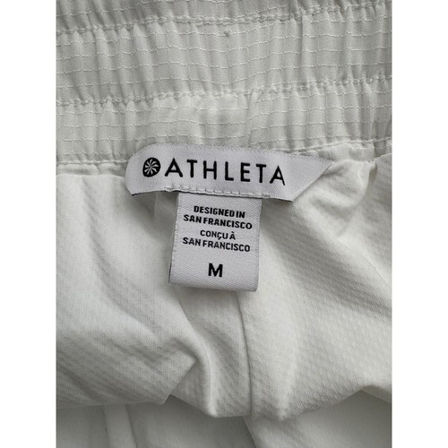 Athleta Boundless Shorts Packable Fluid Ripstop Breathable White Size M - Picture 4 of 6