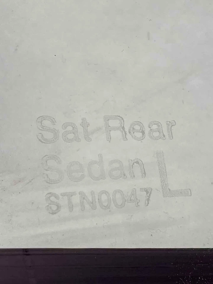 2003 - 2007 年 SATURN ION 后门玻璃窗左驱动器侧 LH Sedan G — 第 3/4 张图片