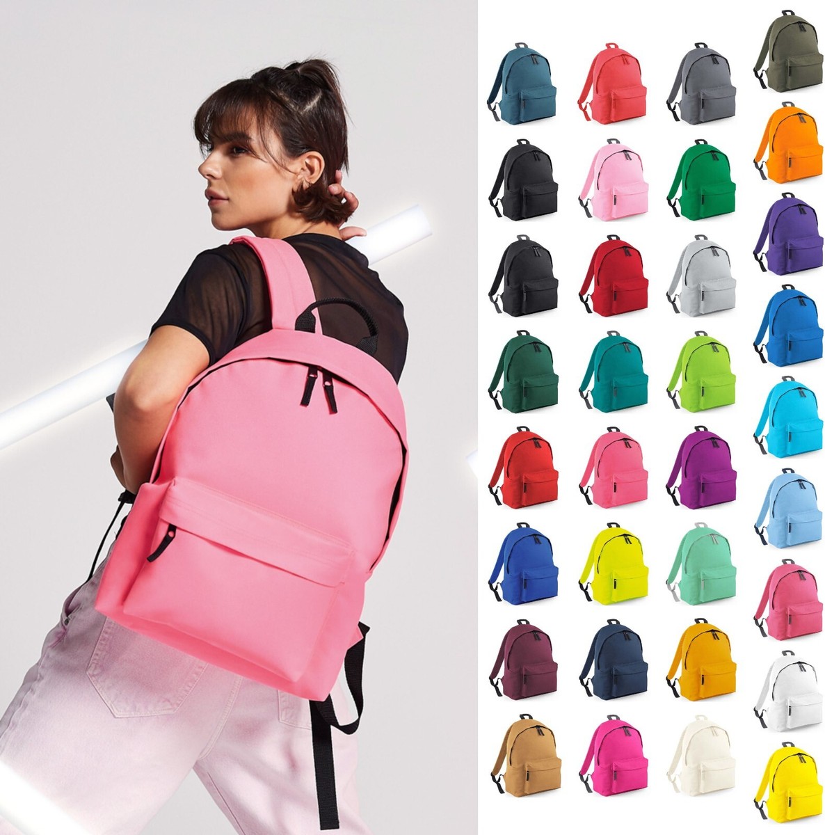 BagBase Original Fashion Backpack, 18 Litre Capacity, Bag