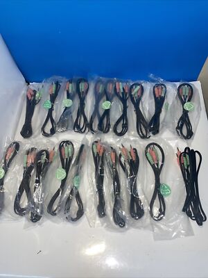 Lot of 20  audio cable 1.8m