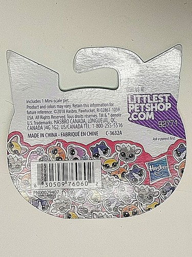 Littlest Pet Shop rosa Schwan Minifigur 1" Hasbro brandneu - Bild 2 von 2