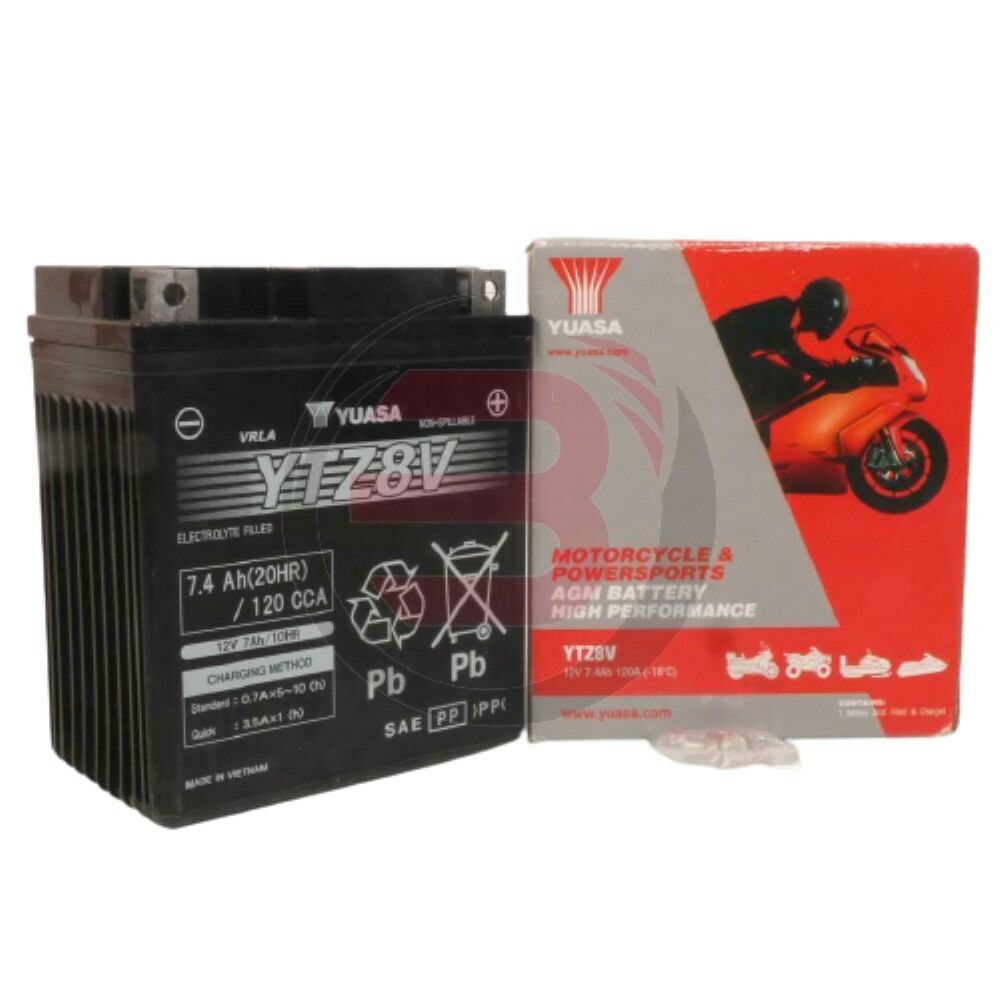 Battery Moto yuasa GTZ8V (YTZ8V) Original Yamaha Xmax 400 From 2018 A 2021 Xmax