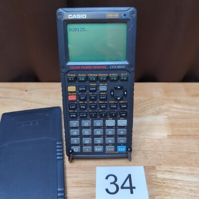 020125 Casio CFX-9850G 32KB Color Power Graphic Calculator Tested