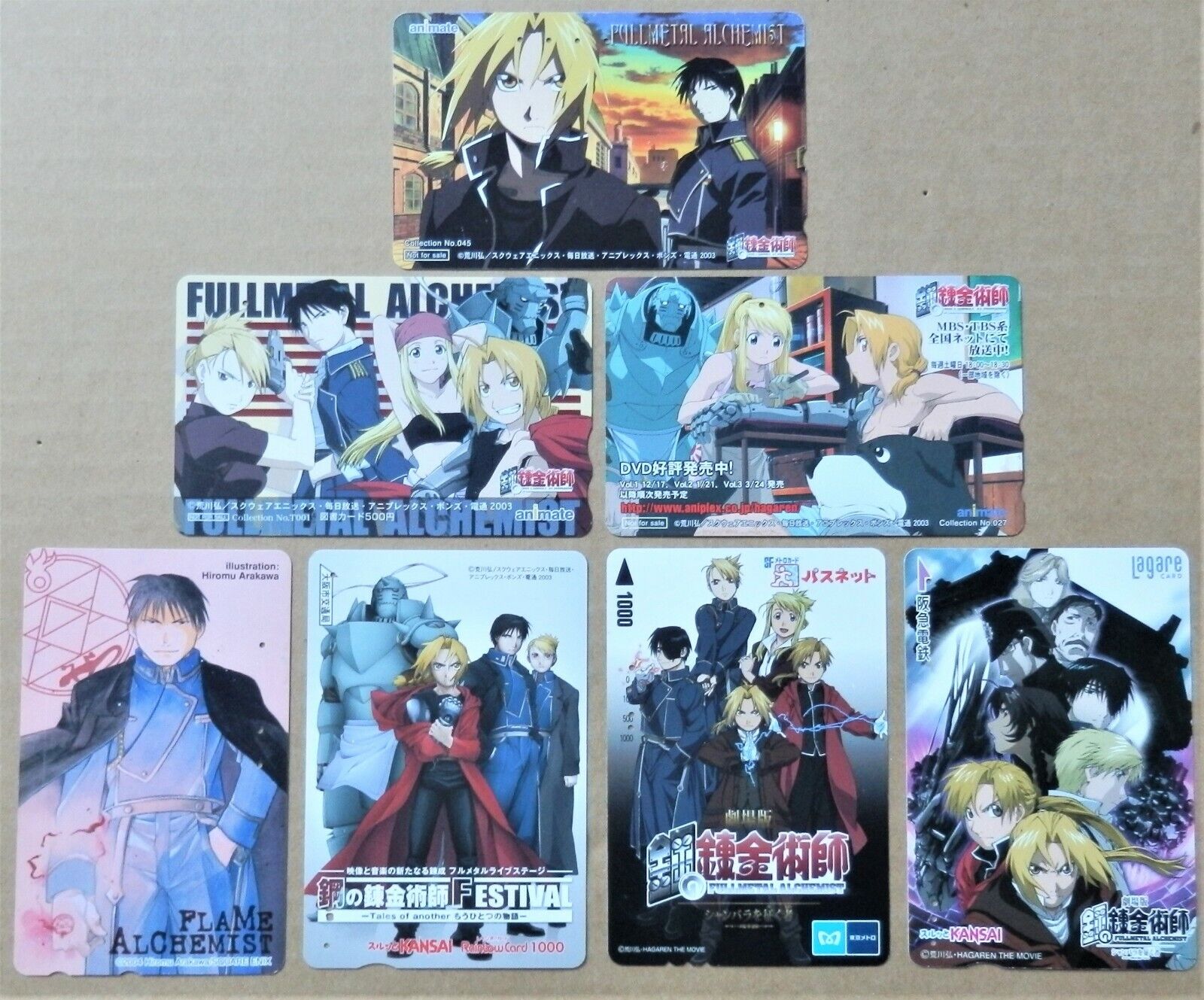 ~FULLMETAL ALCHEMIST~ Alchemist Card Complete set