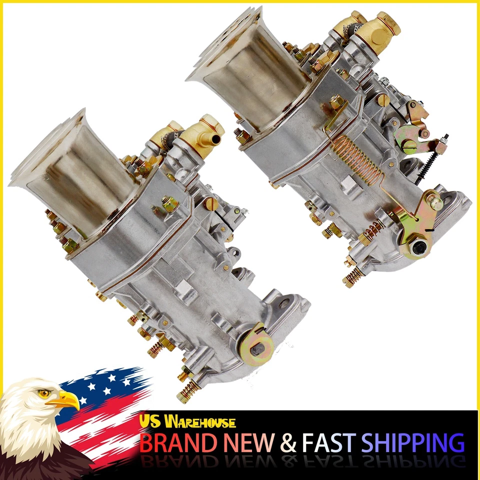 NEW 2 x Carburetors fits Porsche 911, 914 Replace for Weber 46 IDA 3C Foto 3 de 4