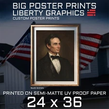 Personalized Custom Printed Poster 24”x36" - Semi-Matte Poster Paper