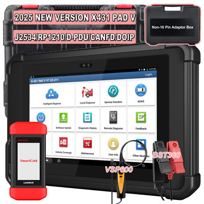 LAUNCH X431 PAD 5 PAD V ECU Online Programming Scan Tool OBD Diagnostic Scanner