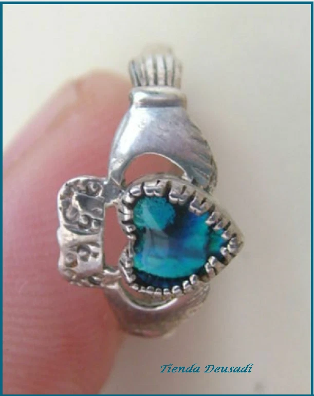 ANILLO TRADICIONAL IRLANDÉS CLADDAGH EL ANILLO BODA,COMPROMISO, ANIVERSARIO - Imagen 2 de 3