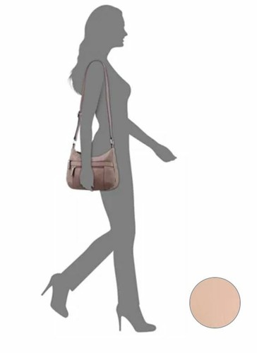 Giani Bernini Women's Pebble Hobo (orig. $99.50), Rose/Silver - Picture 5 of 5