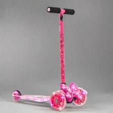 HUFFY Disney Junior Light Up Scooter 48 Lbs Max Pink 58552
