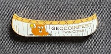 Geocoinfest 2010 Geocoin - Event Canoe - FREE SHIPPING 