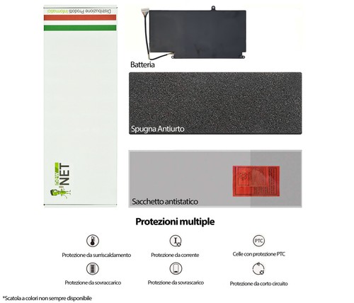 Batteria da 4400mAh compatibile con Dell Vostro V5460 V5439 5460 5470 5480 5560 - Foto 6 di 6