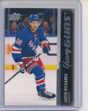 2021-22 Upper Deck Series 2 Young Guns Justin Richards RC