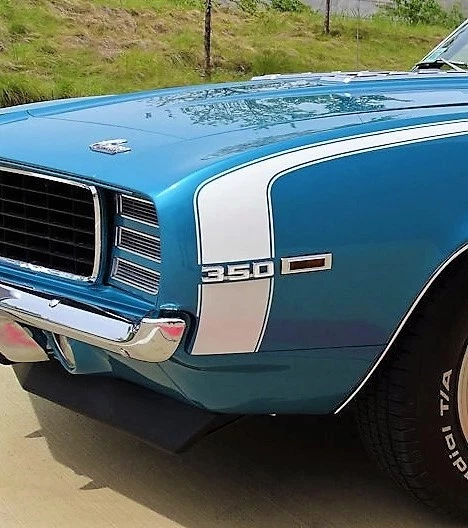 Chevrolet69Camaro55Chevy57 1969 carrocería metálica modelo concepto Hot Rod coche de carreras Foto 3 de 4