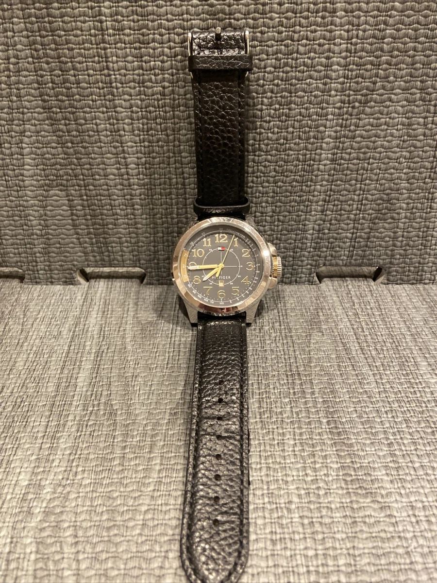 Tommy Hilfiger Watch TH1831141230 Silver Steel Case Gold Accent 