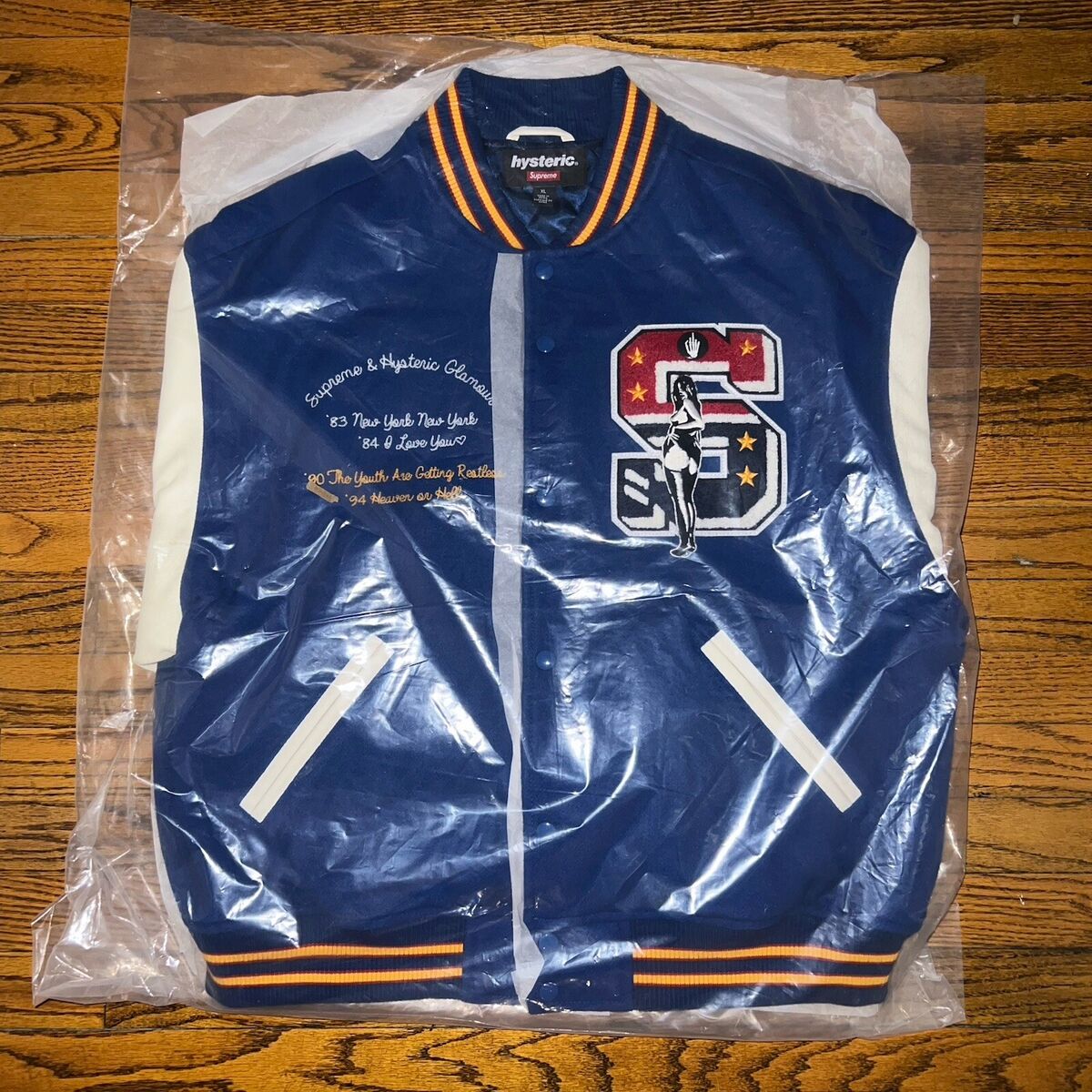 Supreme Hysteric Glamour Varsity Jacket Blue Size: XL | eBay Supreme Hysteric Glamour Varsity Jacket Blue Size: XL | eBay