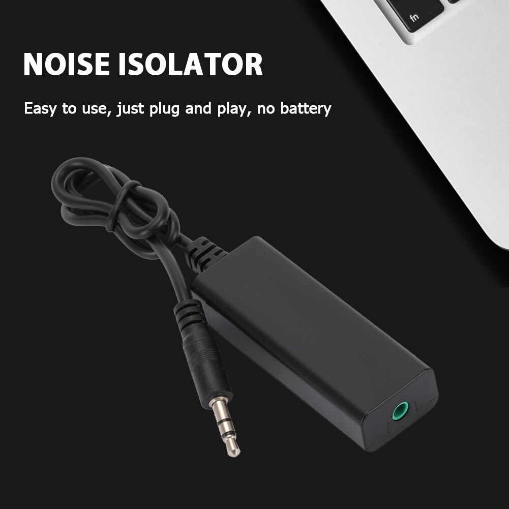 Noise Isolator Plug And Play Audio Noise Filter for Car Audio Home