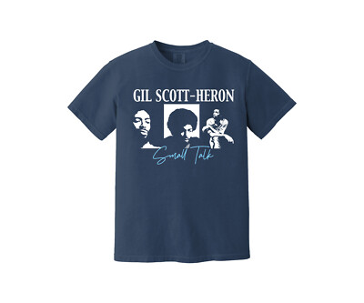 Gil Scott-Heron Heavyweight Shirt - Small Talk at 125th Lenox Revolutionary Poet